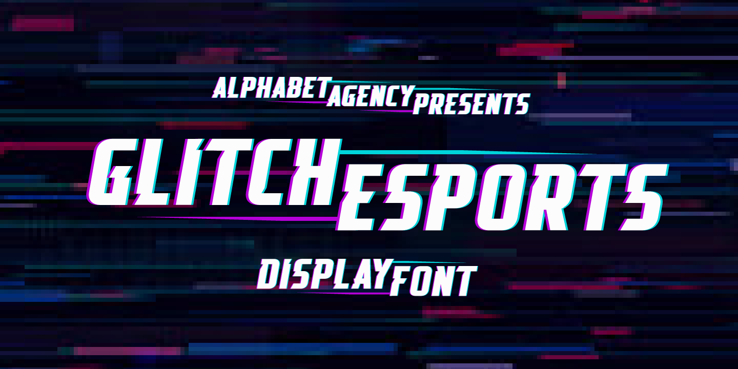 フォント Glitch Esports